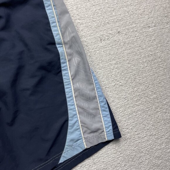 Y2K Men’s Speedo Blue / Grey Swimming Trunks Board Shorts Lined Size XL - Picture 2 of 13